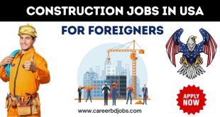 Construction Jobs in USA for Foreigners