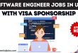 Software Engineer jobs in USA with visa sponsorship