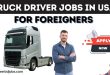 Truck Driver Jobs in USA for Foreigners