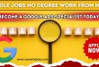 Google Jobs No Degree Work from Home