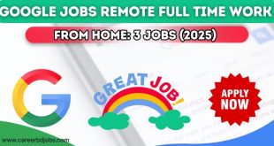 Google Jobs Remote Full Time Work from Home