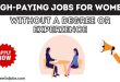 High-Paying Jobs for Women Without a Degree or Experience