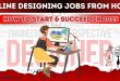 Online Designing Jobs from Home