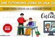 Online Tutoring Jobs In USA